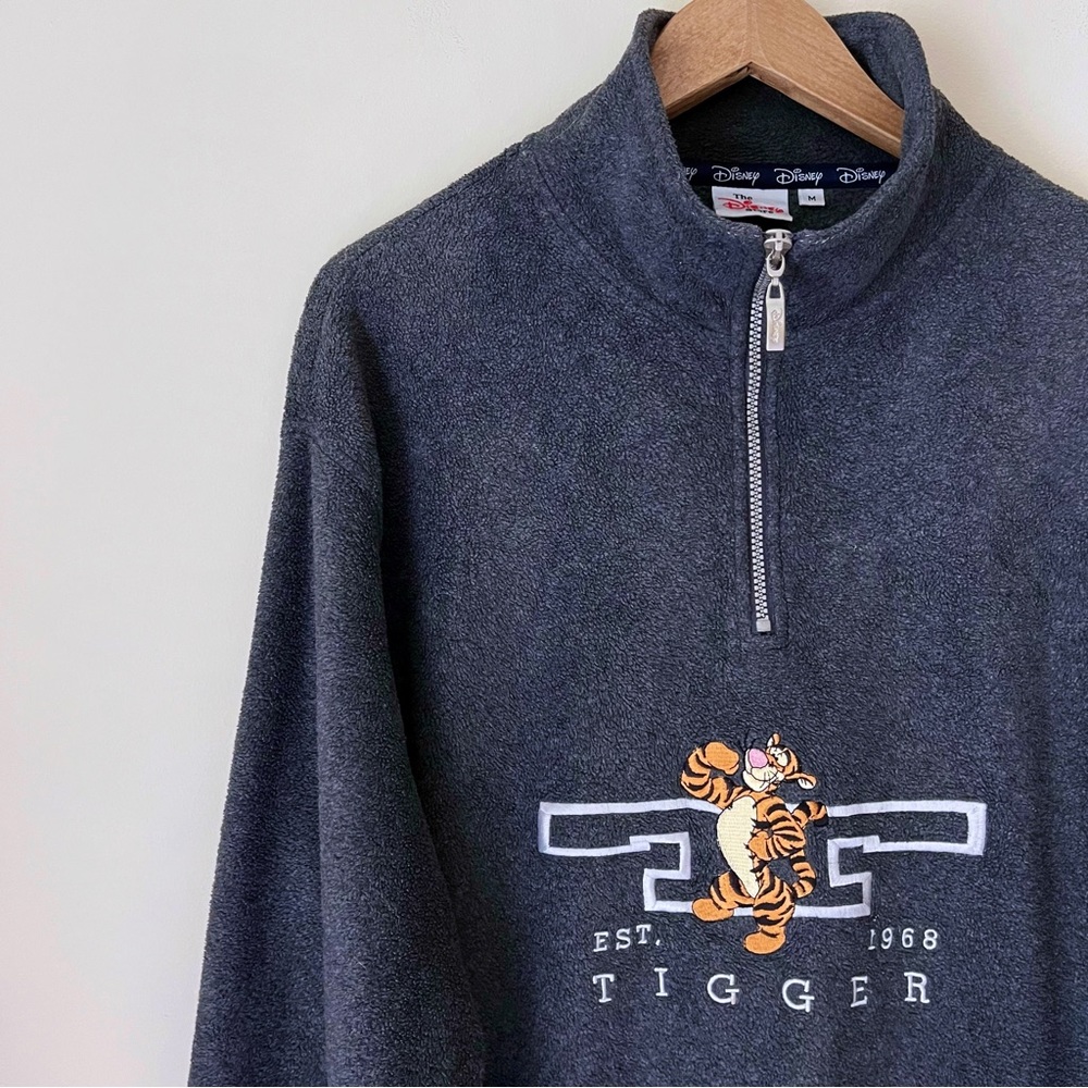 Vintage Disney Store Tigger Fleece, Size Medium - Picture 1 of 7